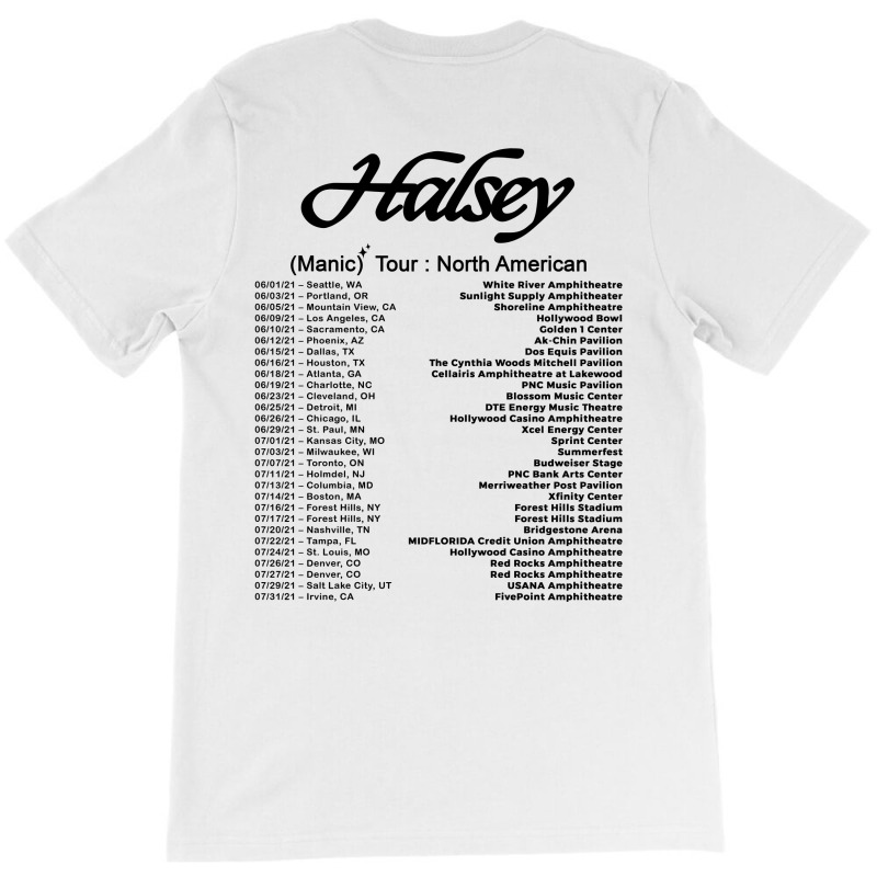 Custom Tshirt Custom Show Dates 2021 Manic T-shirt By Hastutigabriella - Artistshot