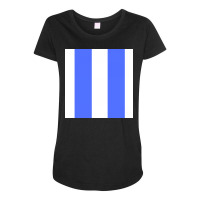 Blue Lines Art Maternity Scoop Neck T-shirt | Artistshot