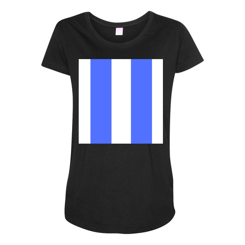 Blue Lines Art Maternity Scoop Neck T-shirt by American choice | Artistshot