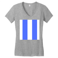 Blue Lines Art Women's V-neck T-shirt | Artistshot