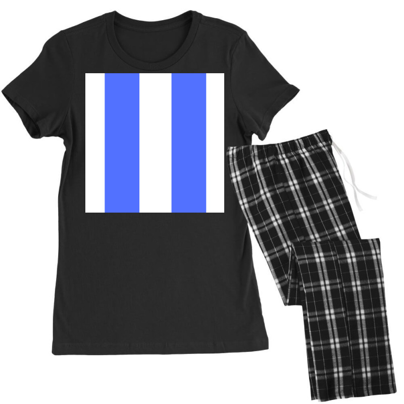 Blue Lines Art Women's Pajamas Set by American choice | Artistshot