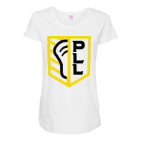 Shield Triblend Premier Lacrosse League Maternity Scoop Neck T-shirt | Artistshot