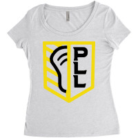 Shield Triblend Premier Lacrosse League Women's Triblend Scoop T-shirt | Artistshot