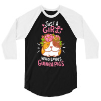 Guinea Pig Rodent Pet T Shirt 3/4 Sleeve Shirt | Artistshot