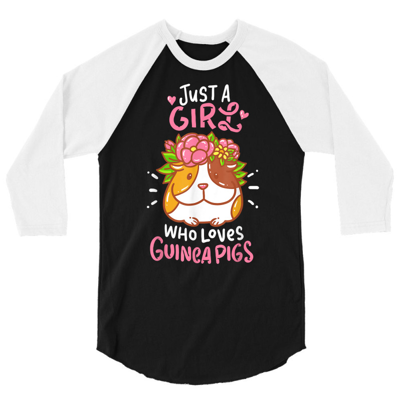 Guinea Pig Rodent Pet T Shirt 3/4 Sleeve Shirt | Artistshot