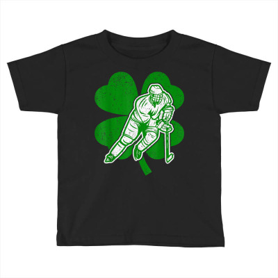 Ice Hockey Lover Irish Shamrock Hockey St. Patrick's Day T Shirt Toddler T-shirt Designed By Kadejahdomenick