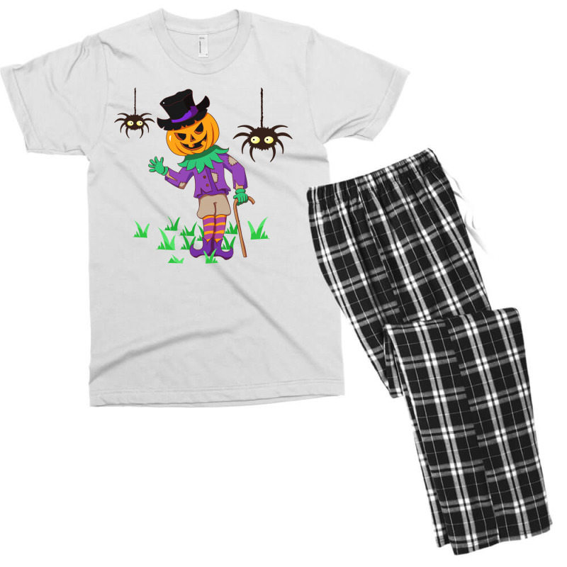 Funny Pumpkin    Come Party With Me Men's T-shirt Pajama Set | Artistshot