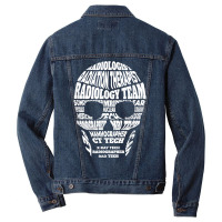 Radiology Inspired Radiologist Related Radiation Tech Design T Shirt Men Denim Jacket | Artistshot