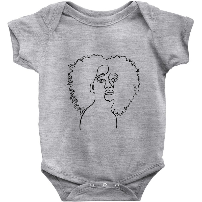 Abstract Black Women Baby Bodysuit by Doodle Intent | Artistshot