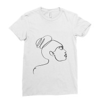 Abstract Minimal Women Ladies Fitted T-shirt | Artistshot