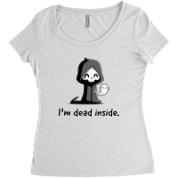 I'm Dead Inside Women's Triblend Scoop T-shirt | Artistshot