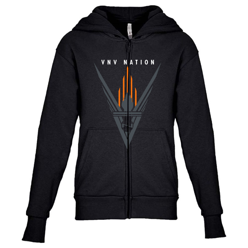 Vnv Nation Industrial Youth Zipper Hoodie by tatadina | Artistshot