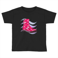 Pink Feather Shoes Toddler T-shirt | Artistshot