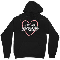 Not All Disabilities Are Visible, Neurodiversity T Shirt Unisex Hoodie | Artistshot