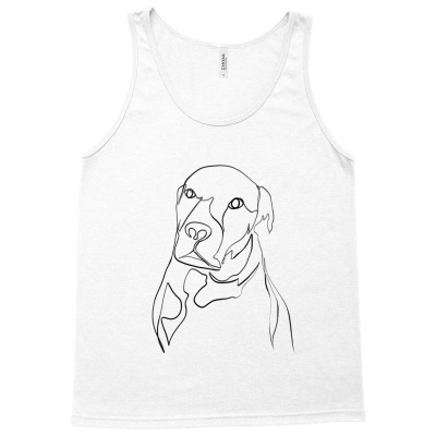Beautiful Dog Tank Top Designed By Doodle Intent