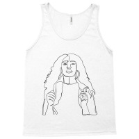 Beautiful Woman With Long Hair Tank Top | Artistshot