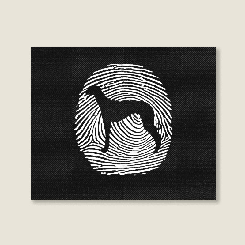 Croatian T  Shirt Old Croatian Sighthound D N A Fingerprint T  Shirt ( Landscape Canvas Print by adolphsteuber754 | Artistshot