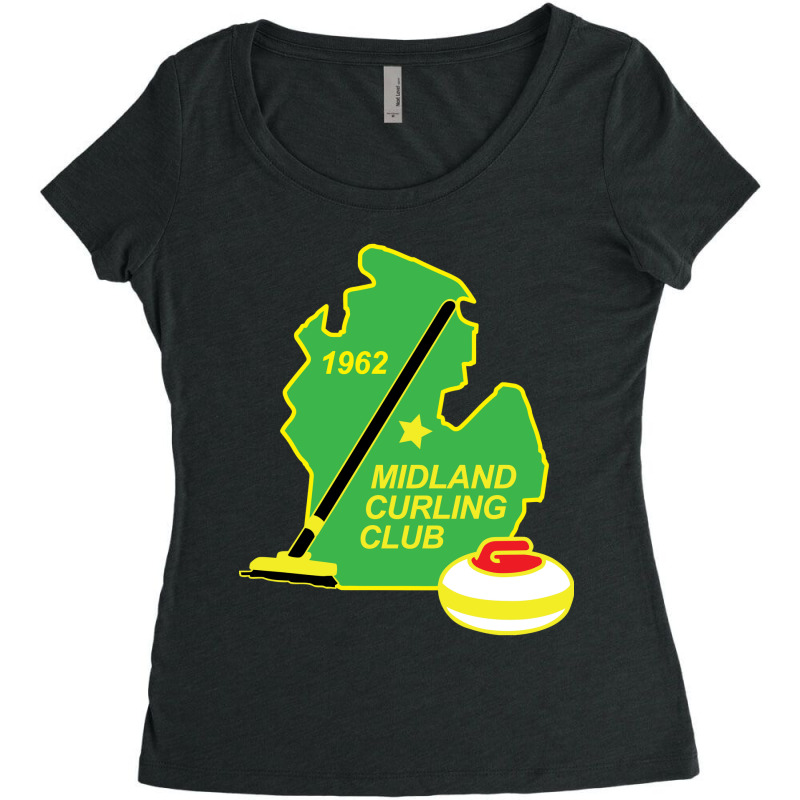 Mid Land Women's Triblend Scoop T-shirt by Qwedina | Artistshot