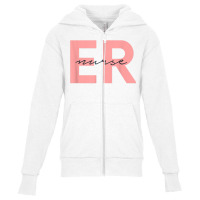 Er Nurse Emergency Room Registered Nurse T Shirt Youth Zipper Hoodie | Artistshot