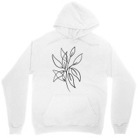 Leaves One Line Art Unisex Hoodie | Artistshot