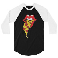 Cartoon Pizza 3/4 Sleeve Shirt | Artistshot