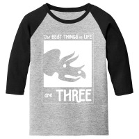 The Best Things In Life Are Three Youth 3/4 Sleeve | Artistshot