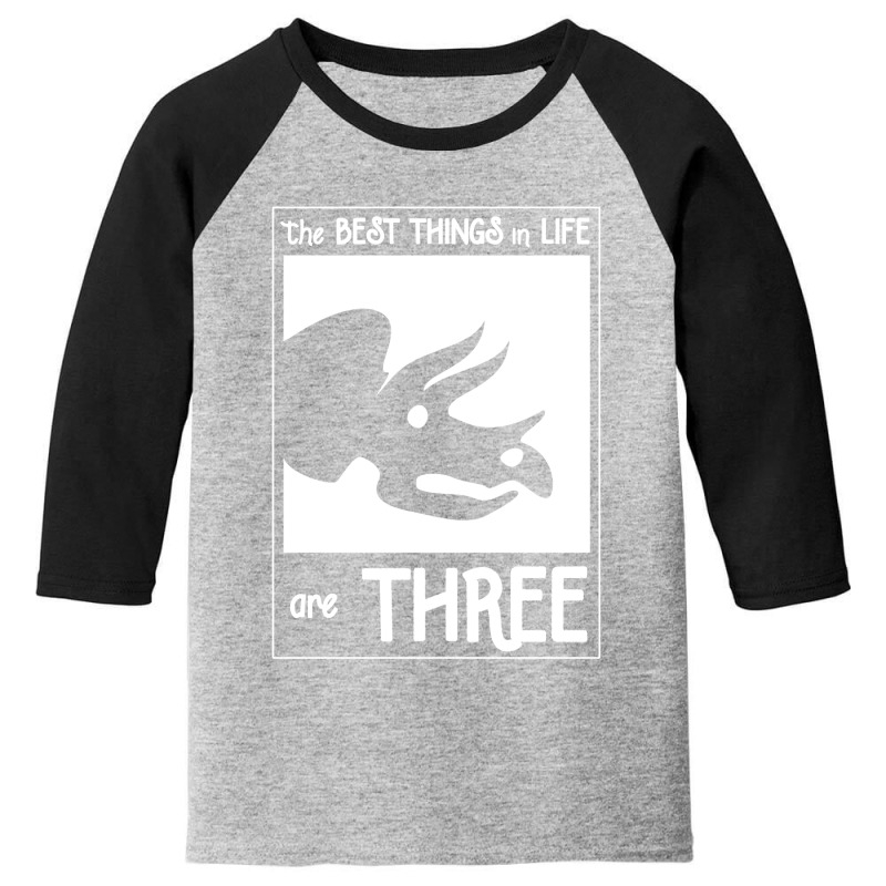 The Best Things In Life Are Three Youth 3/4 Sleeve by michaelnaher | Artistshot