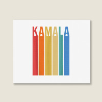 Kamala Vintage Style T Shirt Landscape Canvas Print | Artistshot