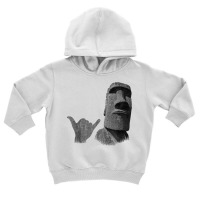 Funny Easter Island Rapa Nui Moai Statue Surfer Shaka Sign T Shirt Toddler Hoodie | Artistshot