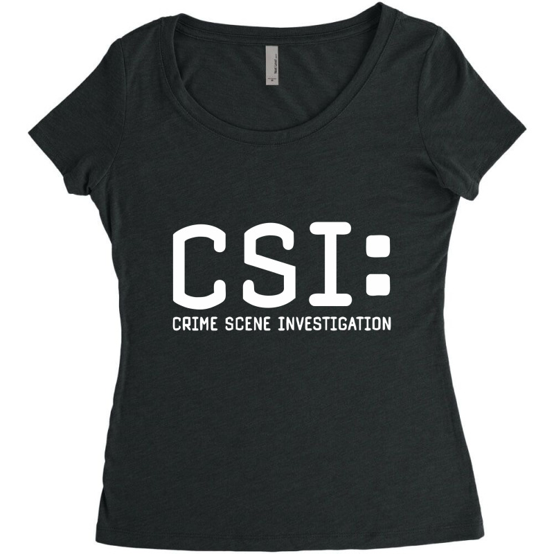 Csi Las Vegas Women's Triblend Scoop T-shirt by Ucaniq | Artistshot