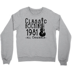 rocking since 1981 Crewneck Sweatshirt | Artistshot