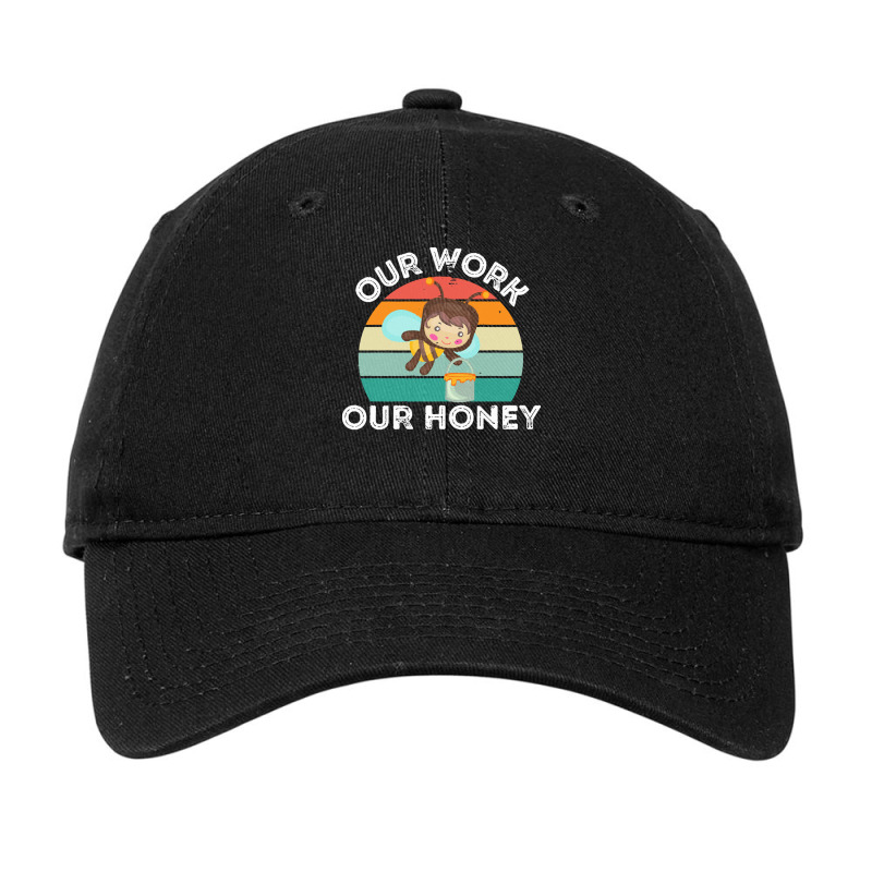 Bee Vegan T  Shirt Our Work Our Honey Bee Vegan Plantbased Funny Novel Adjustable Cap | Artistshot