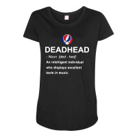 Deadhead An Intelligent Individual Who Displays Excellent Taste In Mus Maternity Scoop Neck T-shirt | Artistshot