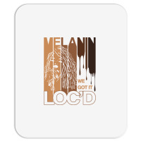 Melanin Drippin We Got It Loc'd Black Afro Natural Hair Pullover Hoodi Mousepad | Artistshot