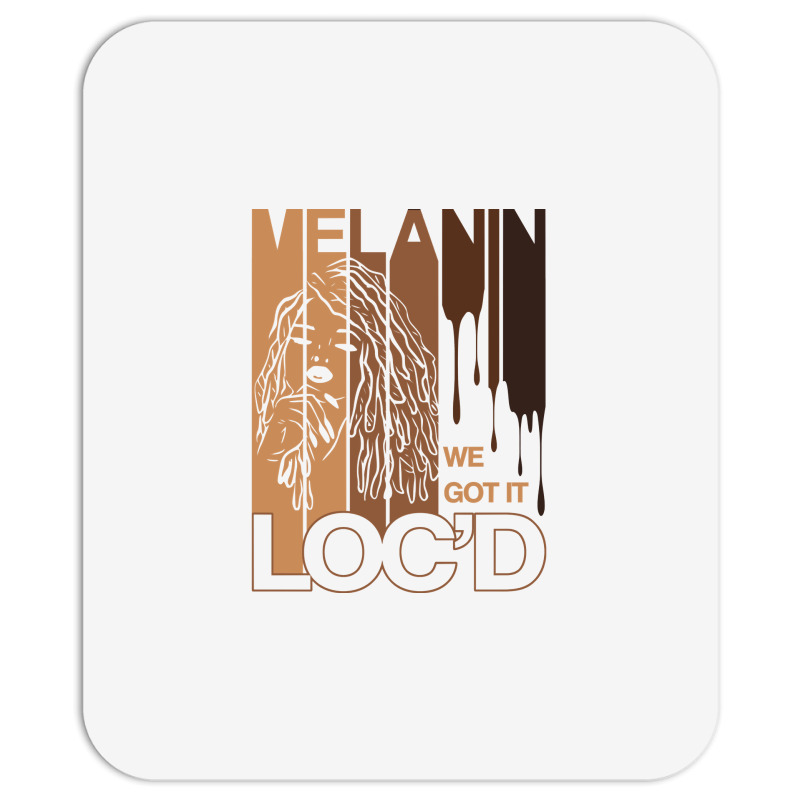 Melanin Drippin We Got It Loc'd Black Afro Natural Hair Pullover Hoodi Mousepad | Artistshot