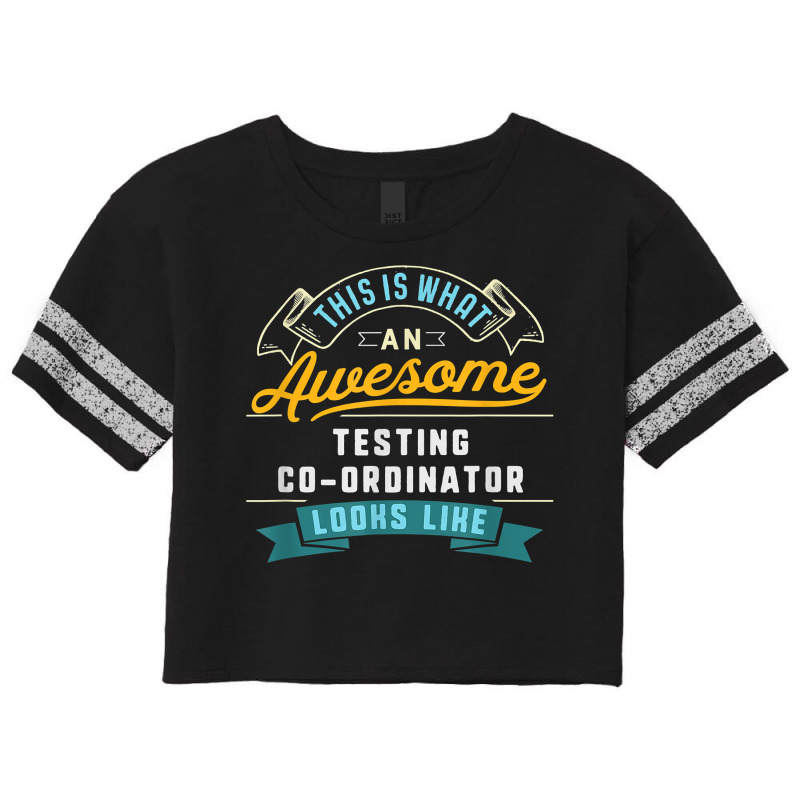 Funny Testing Co Ordinator Shirt Awesome Job Occupation T Shirt Scorecard Crop Tee by zakarimullin | Artistshot