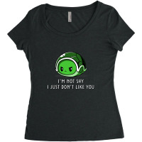 I Don't Like You Women's Triblend Scoop T-shirt | Artistshot