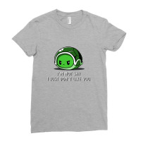 I Don't Like You Ladies Fitted T-shirt | Artistshot