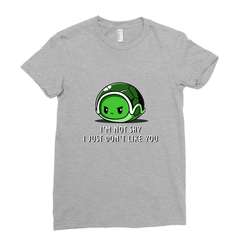 I Don't Like You Ladies Fitted T-shirt | Artistshot