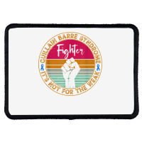 Guillain Barre Syndrome Awareness Fighter Warrior Men Women T Shirt Rectangle Patch | Artistshot