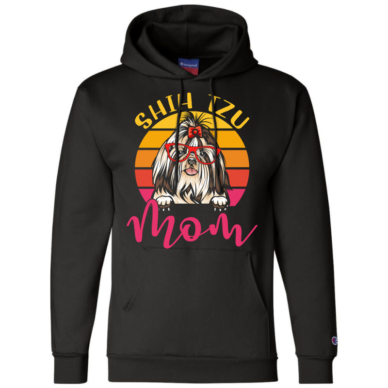 Dog Lover Gift T  Shirt Funny Shih Tzu Dog Mom Gift Idea T  Shirt Champion Hoodie | Artistshot