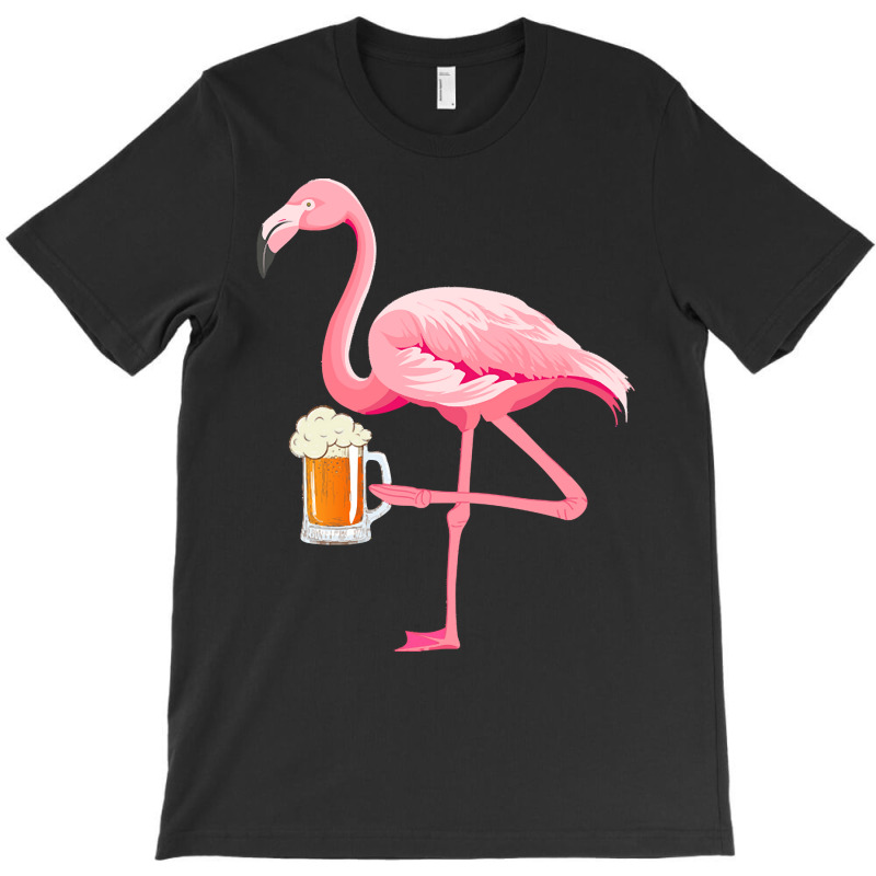 Flamingo T  Shirt Flamingo With Beer Funny T  Shirt T-shirt | Artistshot