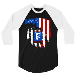 food city american flag independence day 3/4 Sleeve Shirt | Artistshot