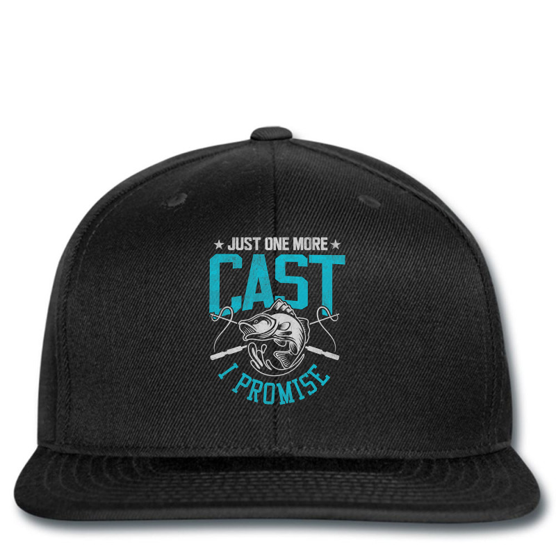 Fishing Fish Funny Fishing Just One More Cast I Promise Men Women 366 Printed Hat | Artistshot