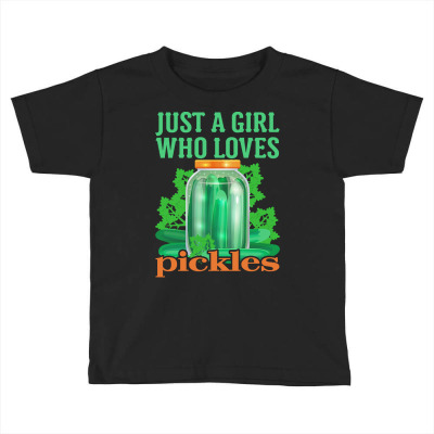 Cucumber T  Shirt Pickle Cucumber Vegan Girl T  Shirt Toddler T-shirt Designed By Shanie31601