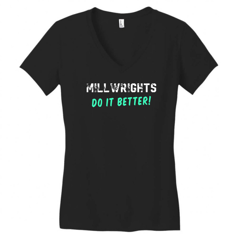 Factory Mechanic Gift, Millwright Shirt, Women's V-neck T-shirt | Artistshot