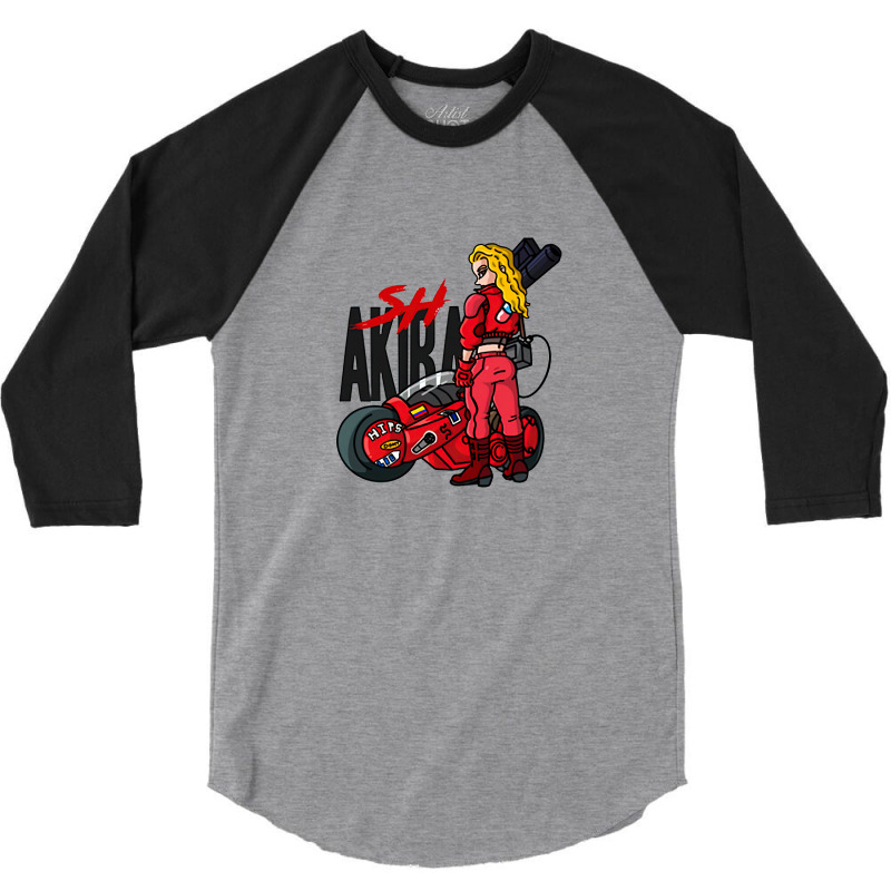 Female Motorcyclist 3/4 Sleeve Shirt | Artistshot