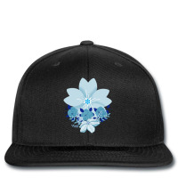 Flower With Trio Of Roses Printed Hat | Artistshot