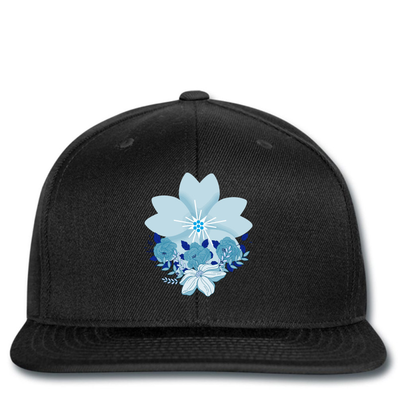 Flower With Trio Of Roses Printed Hat | Artistshot