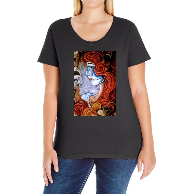 D Of The D Bloody Tears Ladies Curvy T-Shirt by Lovebone | Artistshot